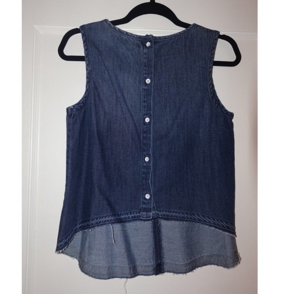 Cloth & Stone Anthropologie Chambray Top - Picture 5 of 7